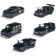 Majorette D/C Giftpack Black Edition Σετ 5 Αυτοκίνητα 7.5cm 
