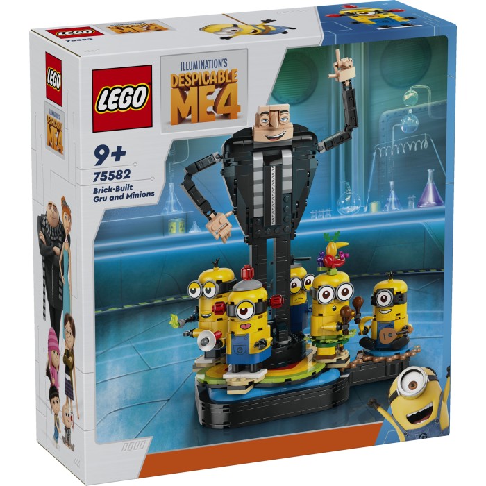 Lego Minions Brick-Built Gru & Minions 