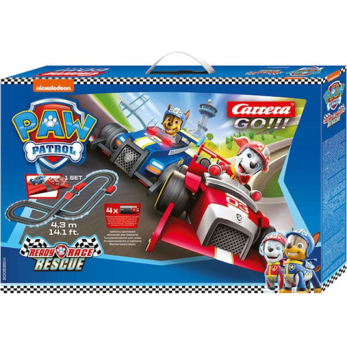 Carrera Πίστα Paw Patrol GO Ready, Race & Rescue για 8+ Ετών