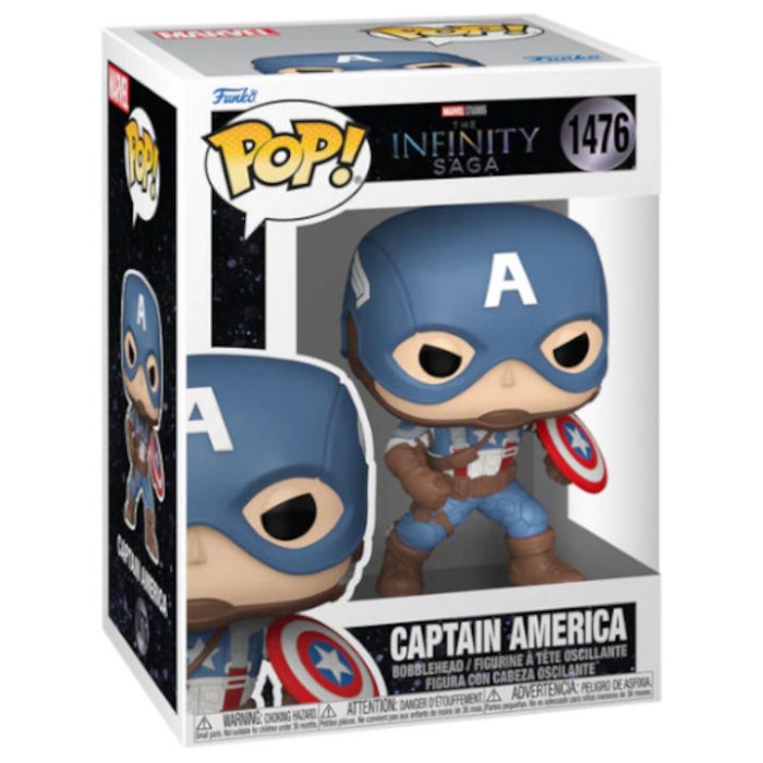 Funko Pop! Marvel: The Infinity Saga - Captain America 1476 Bobble-Head