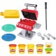 Hasbro Play-Doh Πλαστελίνη - Παιχνίδι Grill n' Stamp για 3+ Ετών, 6τμχ