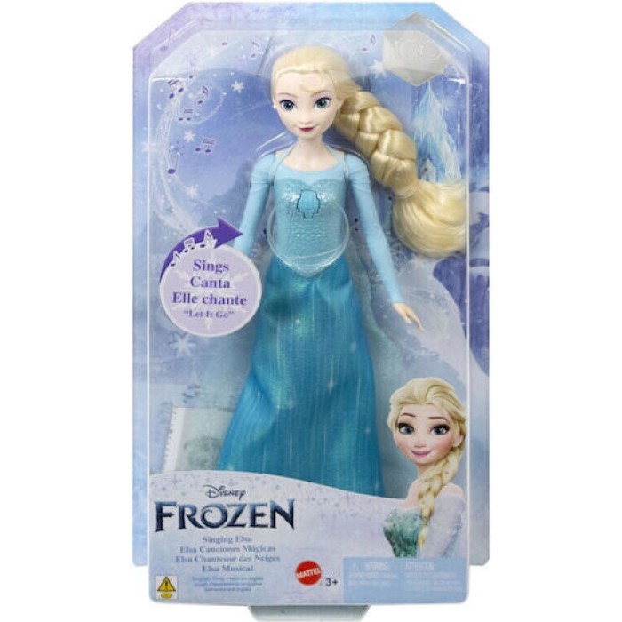 Mattel Ελσα Που Τραγουδαει Κούκλα Frozen για 3+ Ετών