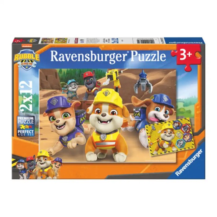 Ravensburger Παζλ 2×12 τεμ. Rubble & Crew 