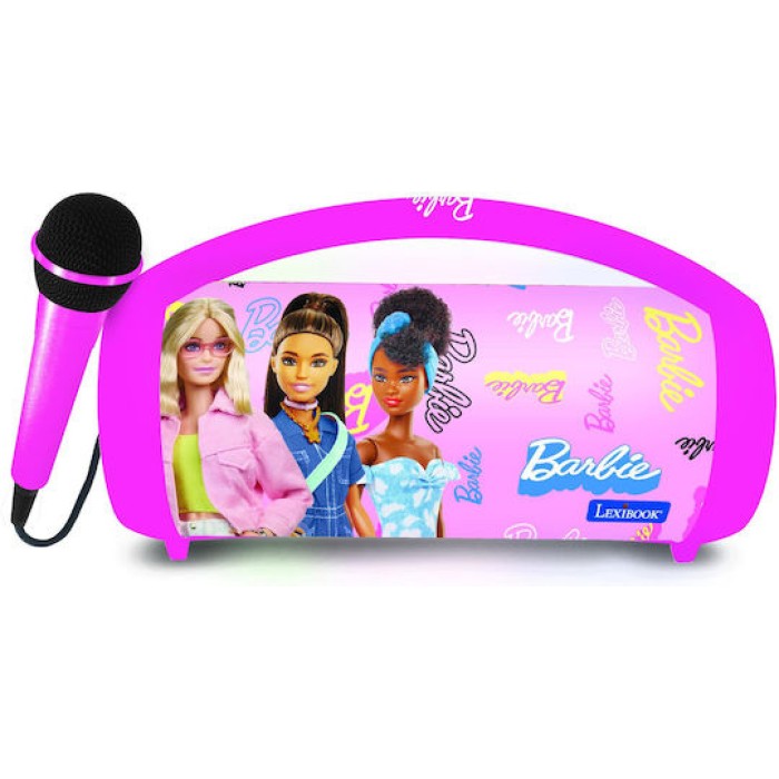 Lexibook Φορητό Ηχείο Bluetooth με Φωτισμό και Μικρόφωνο Barbie