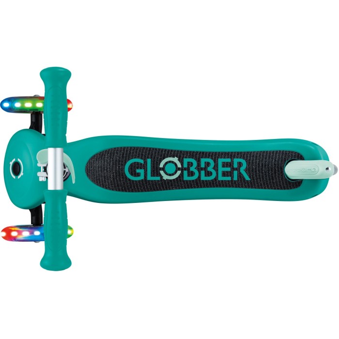 Globber Scooter Primo Lights V2 Emeral Green