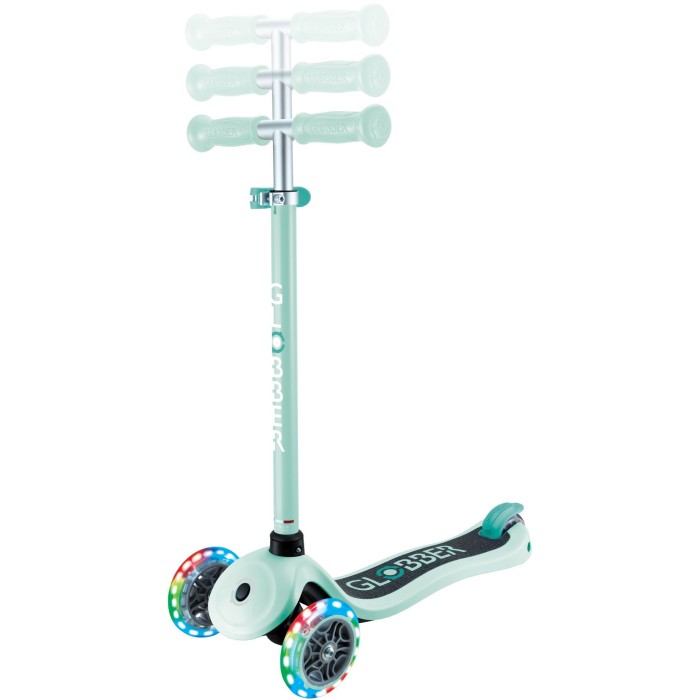 Globber Scooter Primo Lights V2 Dark Mint