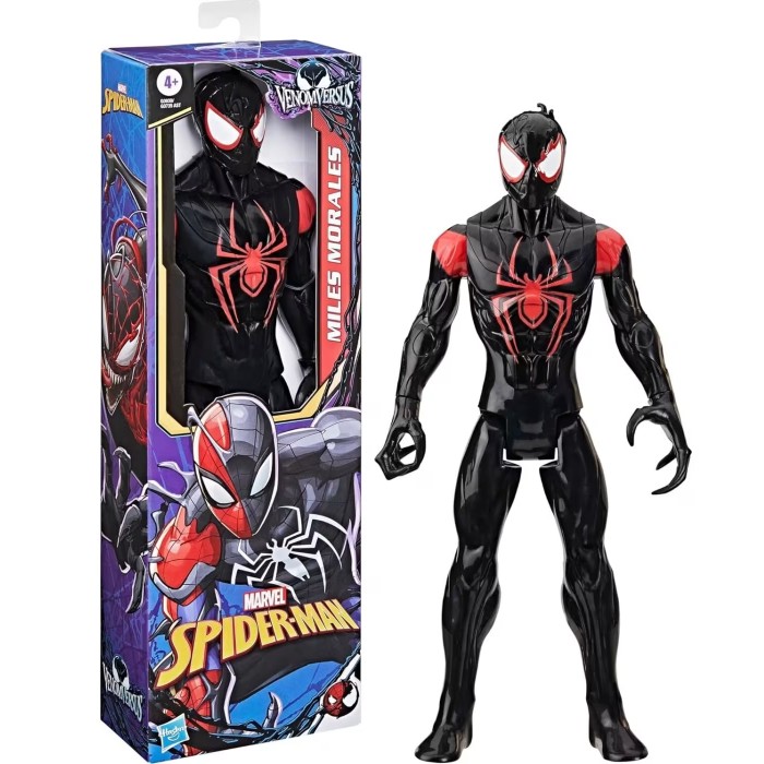 Spiderman Spider-Man Venomversus Titan Hero Series Miles Morales Action Figure