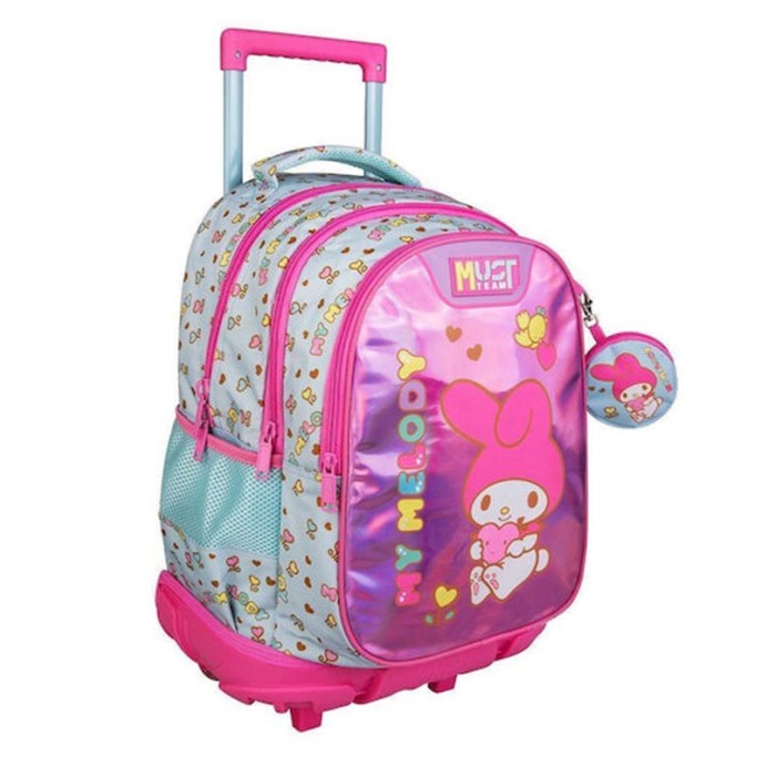 Σχολική Τσάντα Τρόλεϊ Δημοτικού My Melody Must Team 3 Θήκες