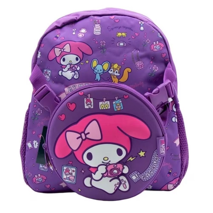 Τσάντα Πλάτης Νηπίου My Melody Must Team 1 Θήκη με Αποσπώμενο Τσαντάκι Μέσης - Ώμου