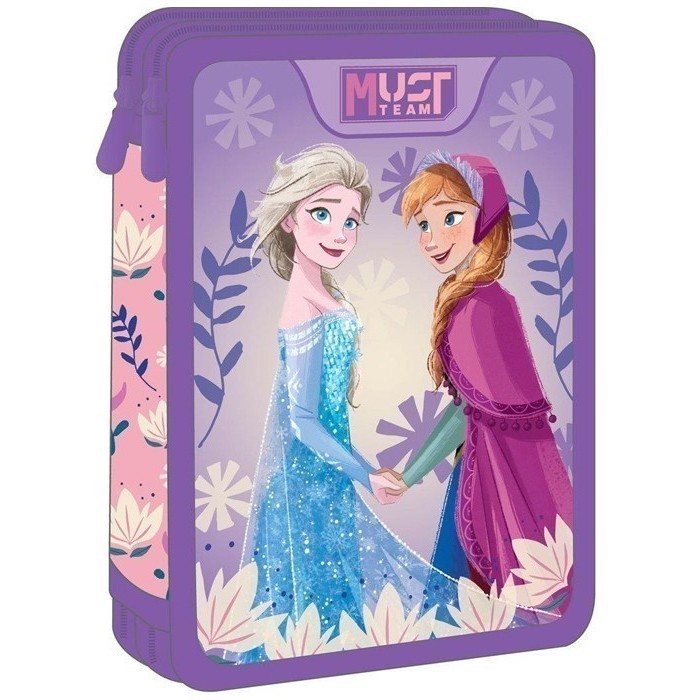 Κασετίνα γεμάτη με 2 θήκες Frozen Sisters