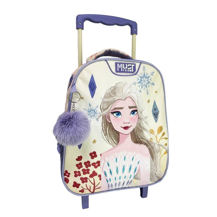 Τσάντα Τρόλεϊ Νηπίου Disney Frozen White Must Team 2 Θήκες