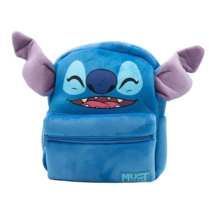 Τσάντα Οβάλ Νηπίου Stitch Λούτρινη