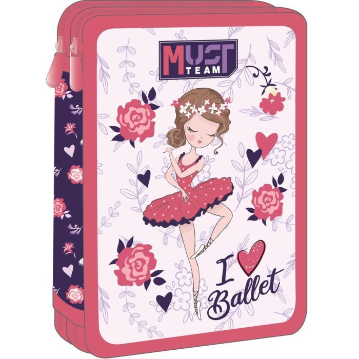 Κασετίνα Διπλή Γεμάτη I Love Ballet