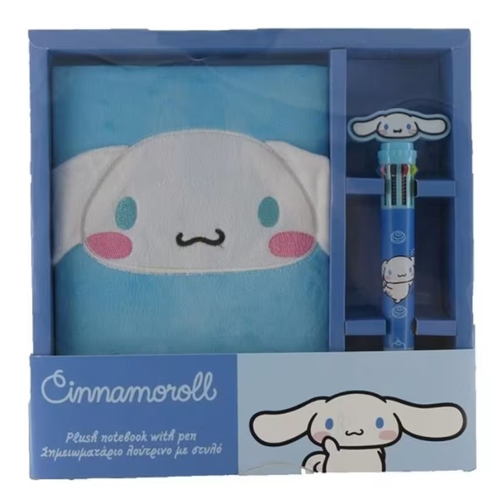 Σημειωματάριο Λούτρινο Με Στυλό Σετ Cinnamoroll
