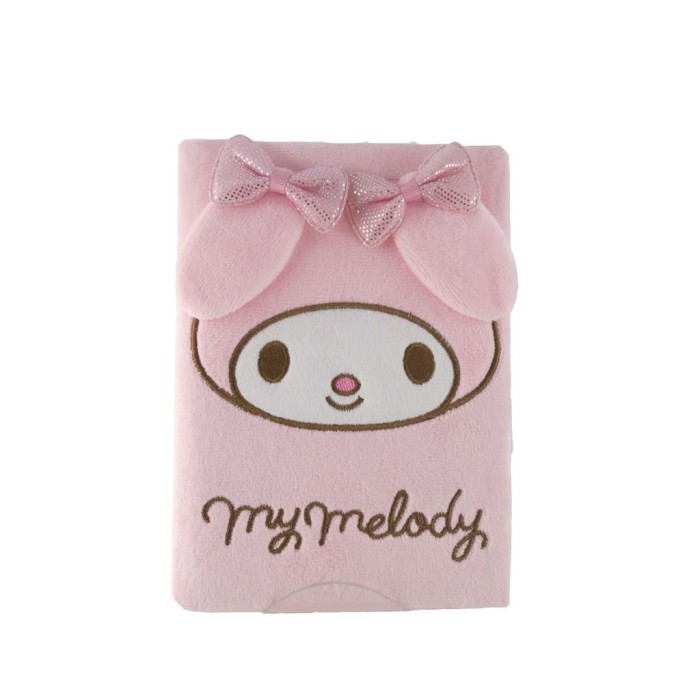Σετ Λούτρινο Σημειωματάριο Ροζ με Στυλό My Melody