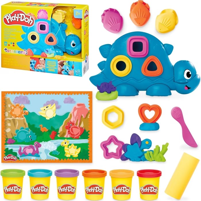 Playdoh Σετ Shapes And Colors Dino