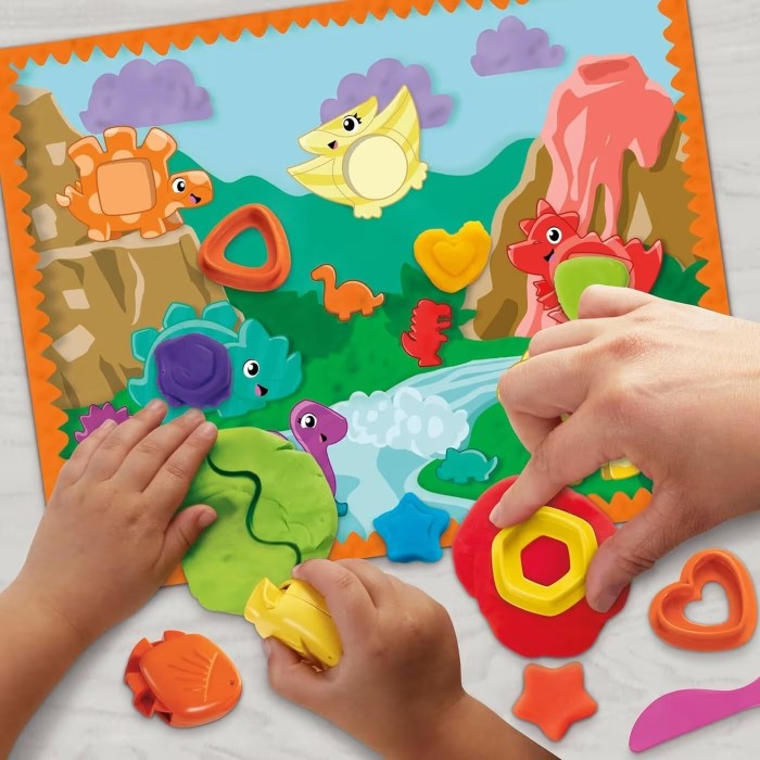 Playdoh Σετ Shapes And Colors Dino