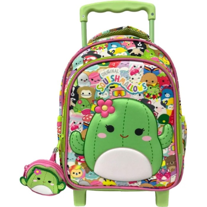 Τσάντα Νηπιαγωγείου Trolley Squishmallows Cactus 