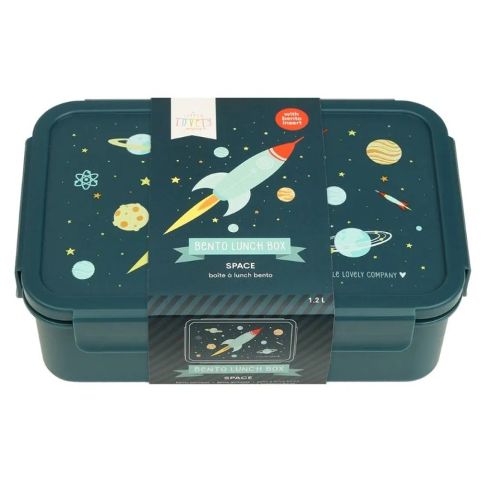 Δοχείο φαγητού Bento με χωρίσματα- 1,2 L- Space A Little Lovely Company