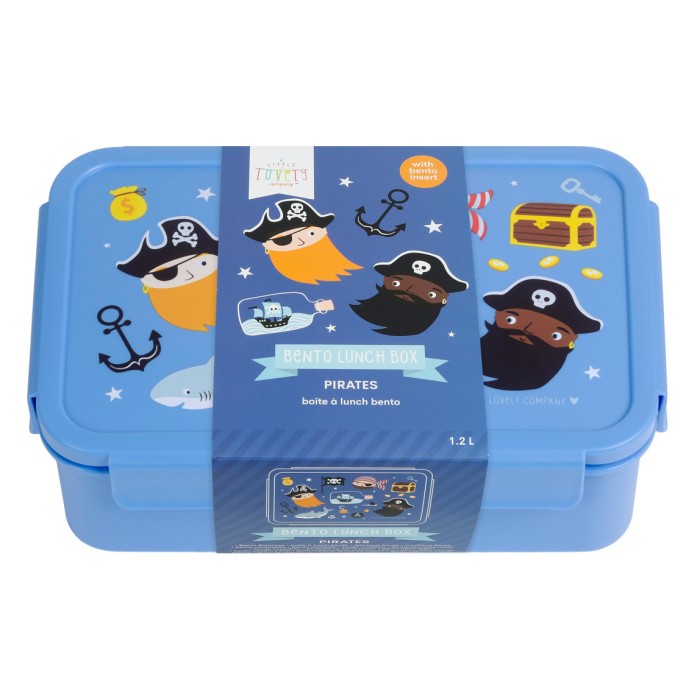 Δοχείο φαγητού Bento με χωρίσματα 1,2 L Pirates A Little Lovely Company