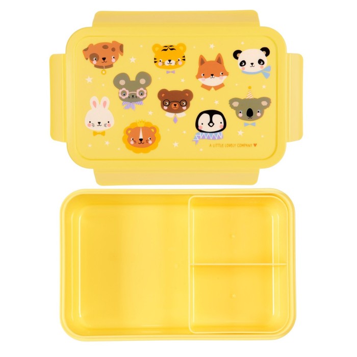 Δοχείο Φαγητού Bento Με Χωρίσματα 1,2 L Animal Friends A Little Lovely Company