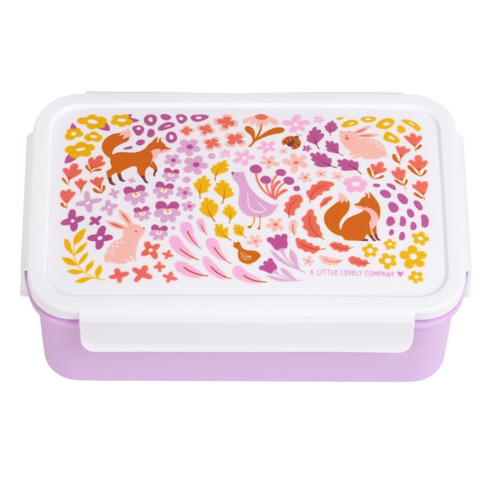 Δοχείο φαγητού Bento Με Χωρίσματα 1,2 L Flower Garden A Little Lovely Company