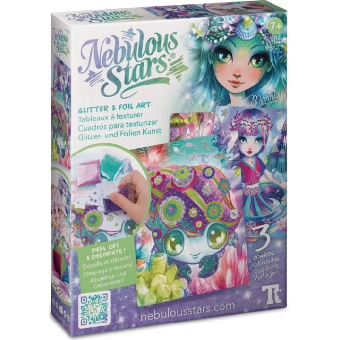 Nebulous Stars Glitter & Foil Art
