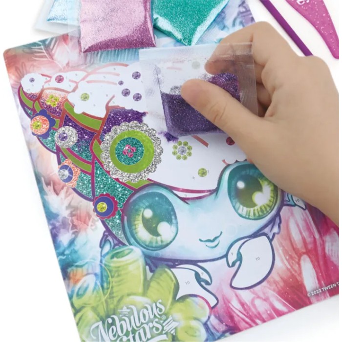 Nebulous Stars Glitter & Foil Art
