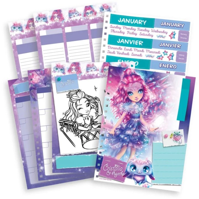 Nebulous Stars Daily Planner-Cristalia & Agatha
