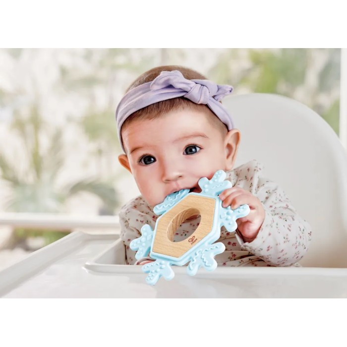 Hape Early Explorer Ξύλινο Snowy Teether