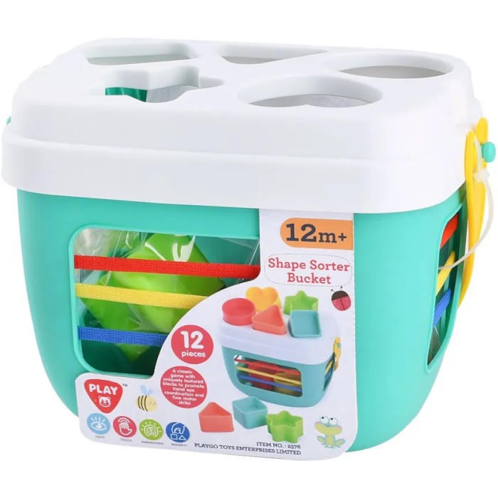Playgo Σετ Bucket Shape Sorter
