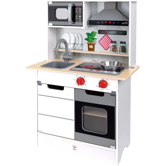Hape Playfully Delicious Ξύλινη Κουζίνα Super Serve Hape Playfully Delicious Ξύλινη Κουζίνα Super Serve