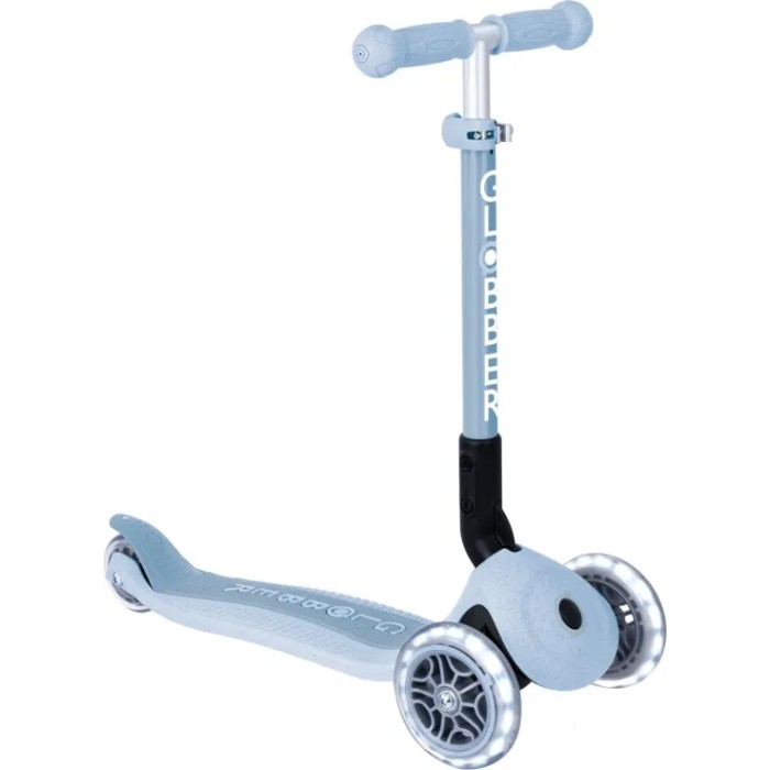 Globber Scooter Junior Foldable Lights Eco Blueberry Globber Scooter Junior Foldable Lights Eco Blueberry