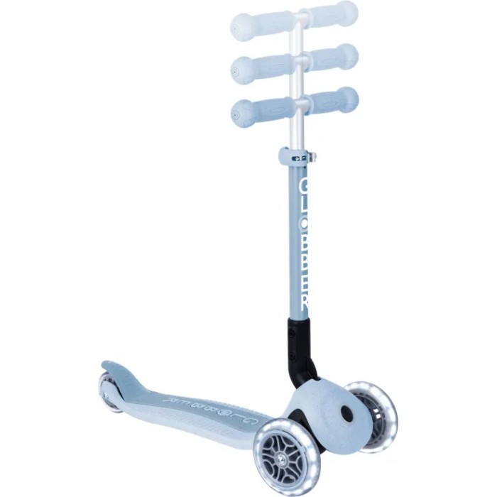 Globber Scooter Junior Foldable Lights Eco Blueberry Globber Scooter Junior Foldable Lights Eco Blueberry