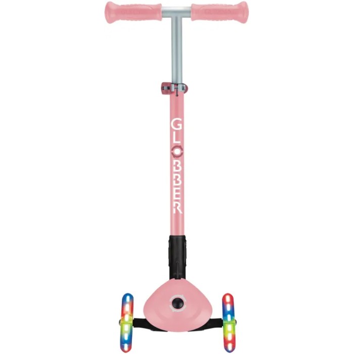 Globber Scooter Primo Foldable Lights Pastel Pink Globber Scooter Primo Foldable Lights Pastel Pink