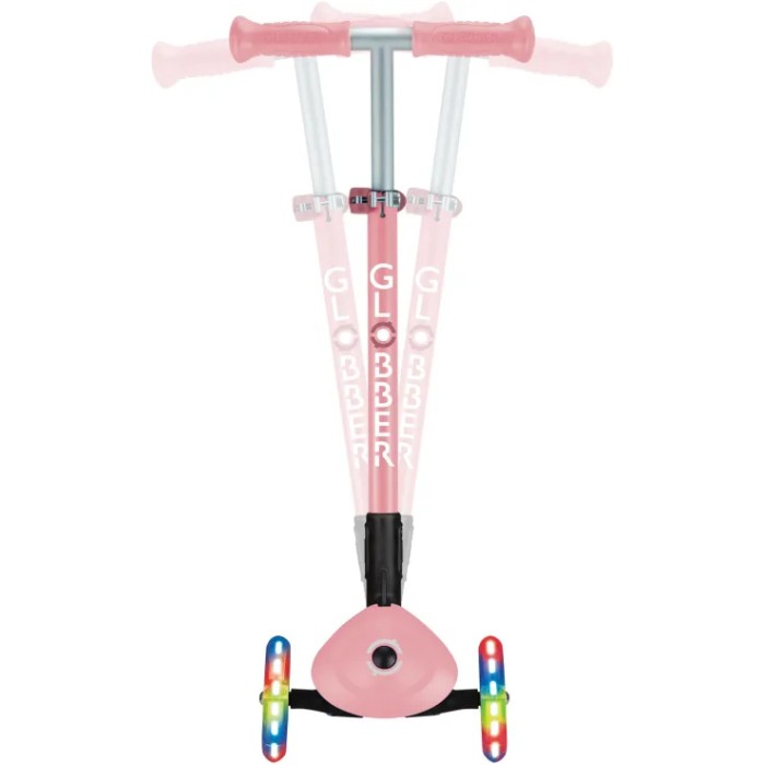 Globber Scooter Primo Foldable Lights Pastel Pink Globber Scooter Primo Foldable Lights Pastel Pink