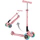 Globber Scooter Primo Foldable Lights Pastel Pink Globber Scooter Primo Foldable Lights Pastel Pink
