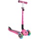 Globber Scooter Go Up Deluxe Lights Deep Pink Globber Scooter Go Up Deluxe Lights Deep Pink