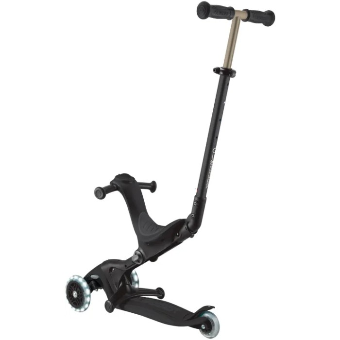 Globber Scooter Go.Up Deluxe Fantasy Lights Black Globber Scooter Go.Up Deluxe Fantasy Lights Black