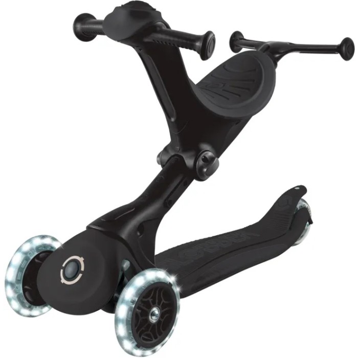 Globber Scooter Go.Up Deluxe Fantasy Lights Black Globber Scooter Go.Up Deluxe Fantasy Lights Black