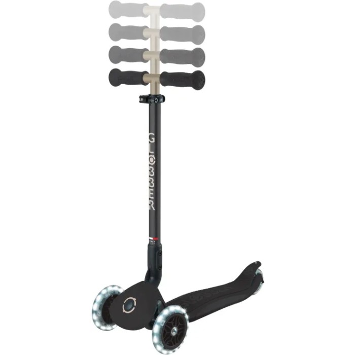 Globber Scooter Go.Up Deluxe Fantasy Lights Black Globber Scooter Go.Up Deluxe Fantasy Lights Black