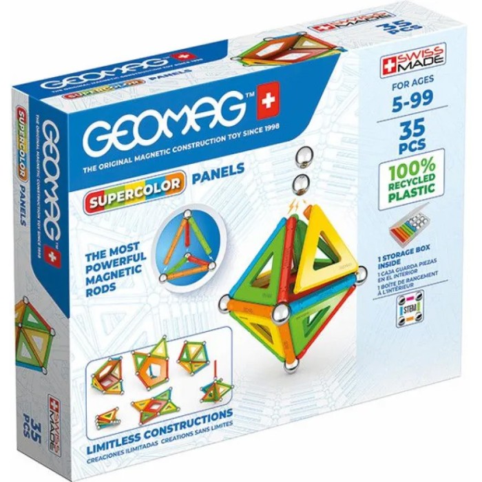Geomag Σετ Supercolor Panels 35 Geomag Σετ Supercolor Panels 35