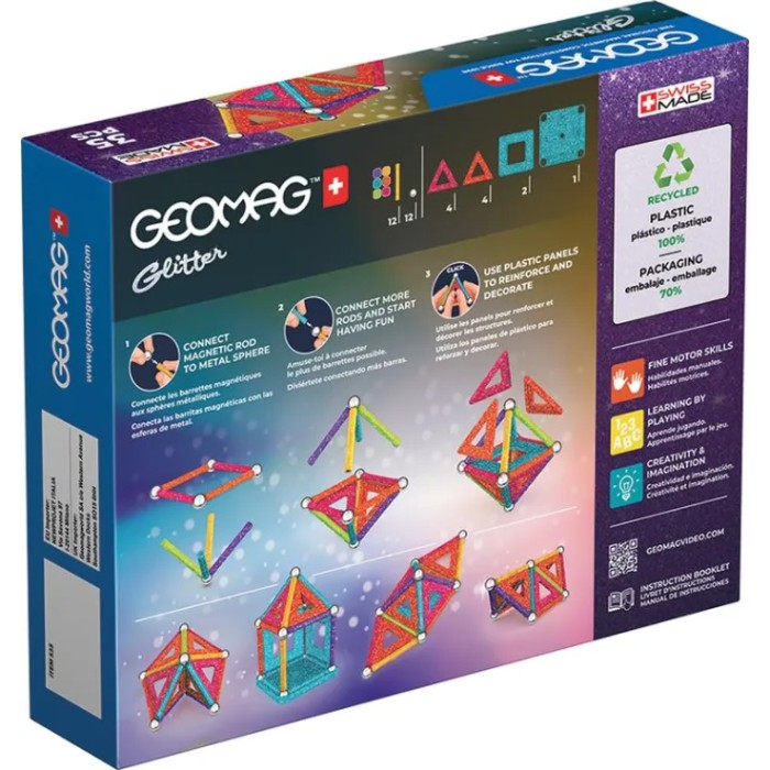 Geomag Σετ Glitter 35 Geomag Σετ Glitter 35
