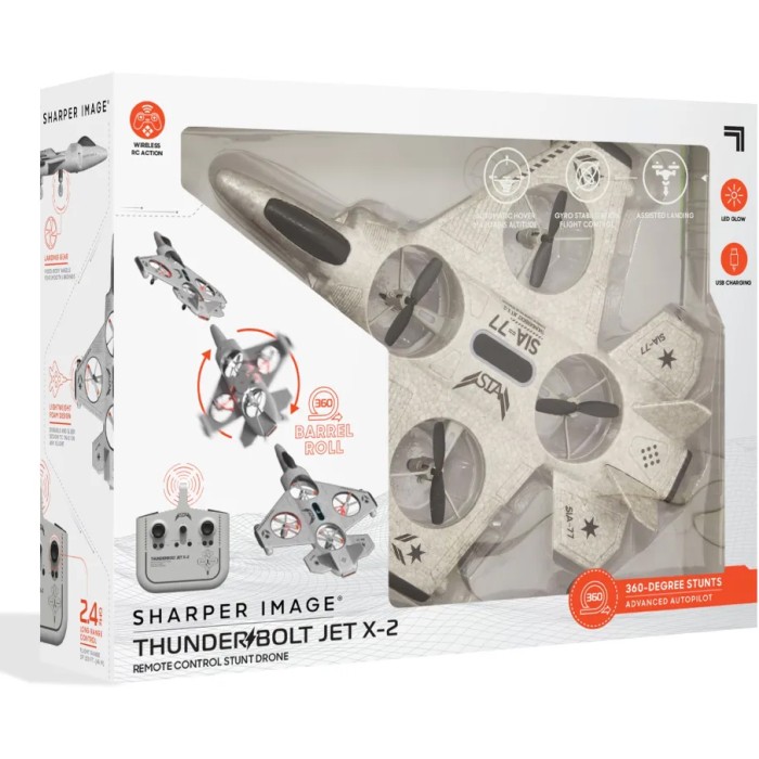 ThreeSixty Τηλεκατευθυνόμενο Drone 2.4G 360° Thunderbolt Jet X-2 ThreeSixty Τηλεκατευθυνόμενο Drone 2.4G 360° Thunderbolt Jet X-2
