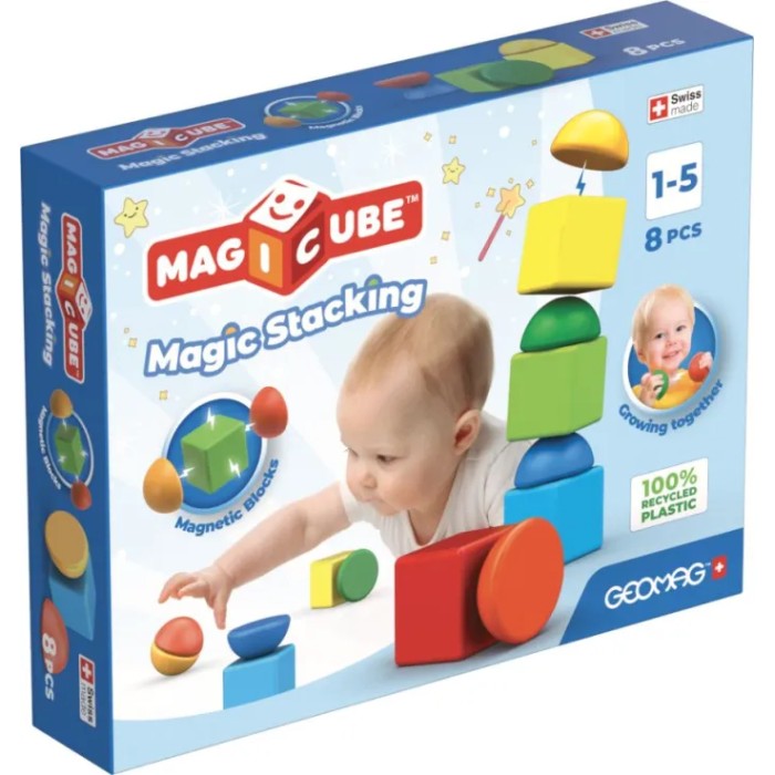 Geomag Magicube Magnetic Magic Stacking Blocks 8 Geomag Magicube Magnetic Magic Stacking Blocks 8