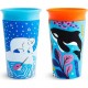 Munchkin Παιδικά Ποτηράκια "Miracle 360° Wildlove Sippy" από Πλαστικό Πολύχρωμο 2τμχ 266ml 
