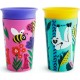 Munchkin Παιδικά Ποτηράκια "Miracle 360° Wildlove Sippy" από Πλαστικό Πολύχρωμο 2τμχ 266ml