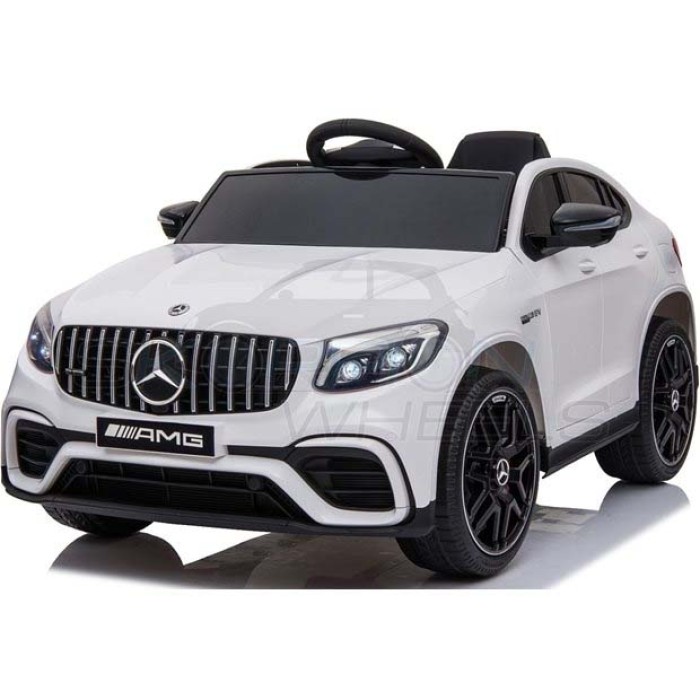 Ηλεκτροκίνητο Αυτοκίνητο Mercedes Benz Glc 63S Amg Original License 12V Λευκό | Skorpion Wheels 