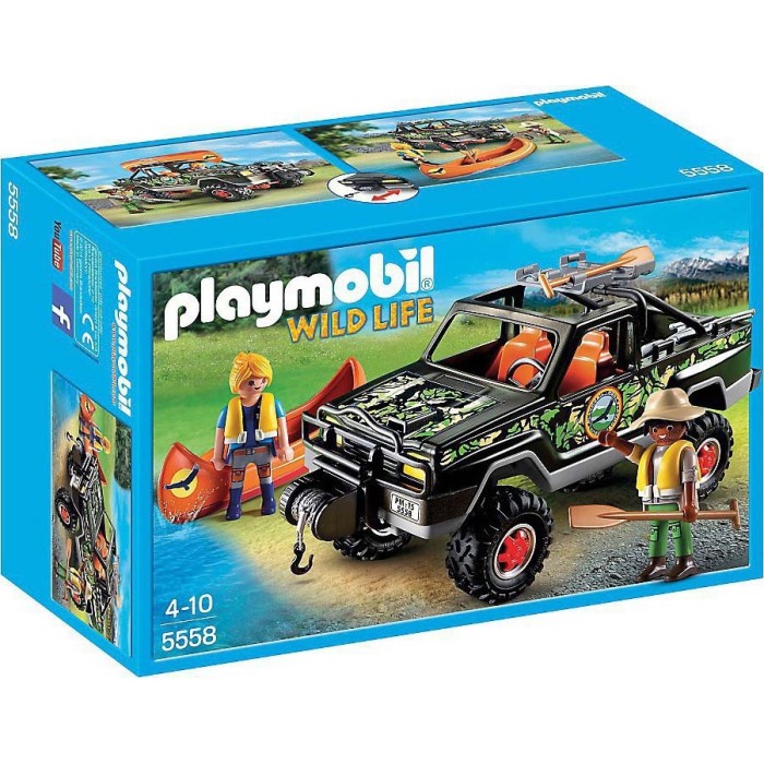 Playmobil Wild Life Όχημα με Κανό για 4-10 ετών