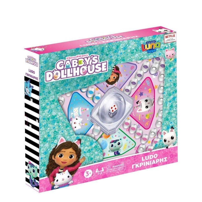 Επιτραπέζιο Παιχνίδι Pop Up Γκρινιάρης Gabby's Dollhouse για 2-4 Παίκτες 3+ Ετών